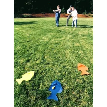 Backyard Bass Fishing Game | Teach Kids to Cast Safely