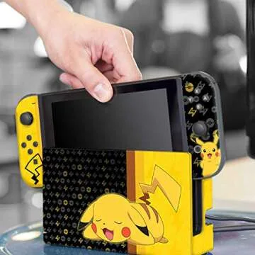 Controller Gear Skin & Screen Protector Set - Pokemon - Pikachu Set 1