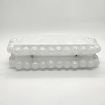 CUXVA Acrylic Clutch Women Marbling Handbag Wedding Party