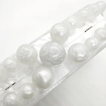 CUXVA Acrylic Clutch Women Marbling Handbag Wedding Party