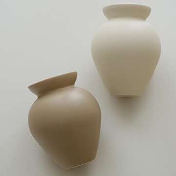 Retro Flower Vase, Crock Milk Can Shape, Flower Arrangement, Nordic Ornament Living Room Decoration, Coconut Café