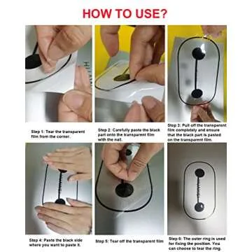 VR Stickers 12 Pcs, Headset Sticker, Baymax for Oculus Quest 2, Decals Sticker Skin MetaQuest Headset, PC Gaming Virtual Reality Protective Accessory 2, Black