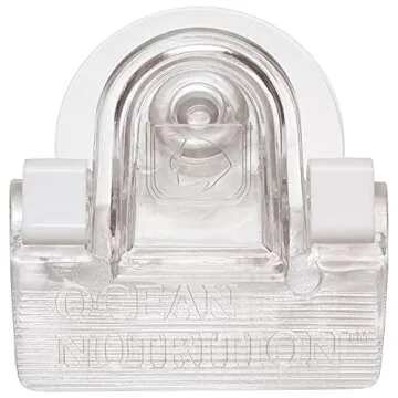 Ocean Nutrition Fish Feeder Seaweed Clips for Saltwater Fish - Aquarium Suction Cups, Holds Food Intact, Prolongs Feeding Process, Pack of 2 for Tangs, Rabbitfish, Marine Angelfish, Wrasses, Damsels