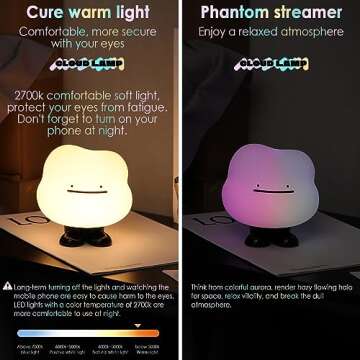 Gfujuyouge Cloud Silicone Lamp with Dual Lighting Modes