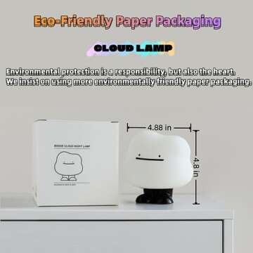Gfujuyouge Cloud Silicone Lamp with Dual Lighting Modes