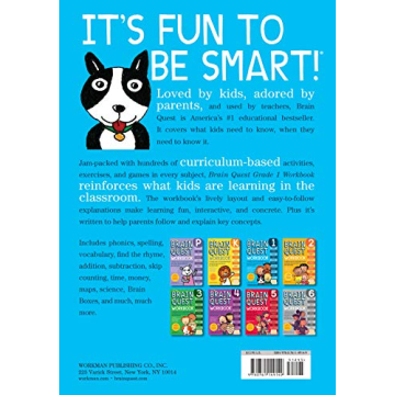Brain Quest Workbook: Grade 1 - Fun Learning Activities