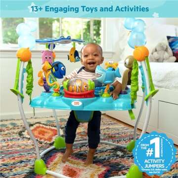 Bright Starts Disney Baby Finding Nemo Sea of Activities Baby Activity Center Jumper with Interactiv...