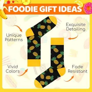 Pineapple Socks for Men - Fun & Unique Gifts
