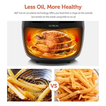 Ultrean 5.8 Quart Air Fryer with 10 Cooking Presets