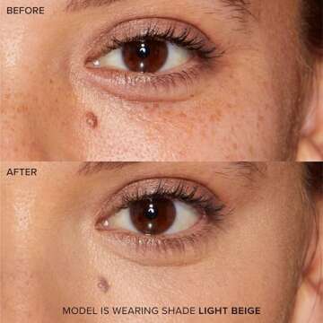 Too Faced Born This Way Super Coverage Multi-Use Concealer | Oil Free, Long Lasting + Hydrating, Full Size, 0.46 Fl Oz, Light Beige