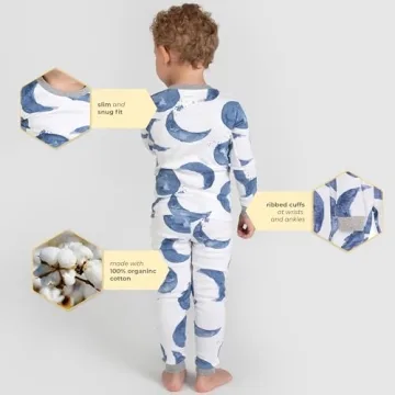 Burt's Bees Baby Boys' Organic Cotton Pajama Set 