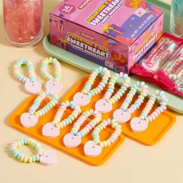 SYNCFUN Candy Bracelets 24PCS - Colorful Fun for Kids