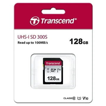 Transcend 128GB SDXC Memory Card with 90MB/s Speed