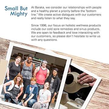 Baraka Handcrafted Ceramic Neti Pot - Sinus Tool Kit for Home - Nose & Nasal Cleaner - Dishwasher Safe - Durable Ceramic Neti Pot - Food Grade Ceramic Glazes - Lightweight - Made in USA - 10oz (Apple)