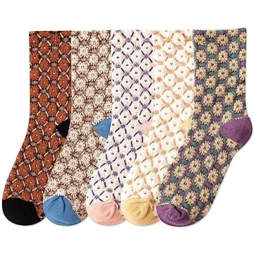 IIG Women's Fashion Cute Cotton Socks - Novelty Crew Socks for Holiday Gifts