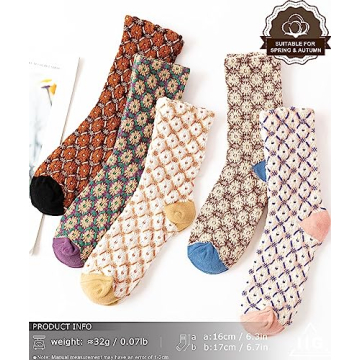 IIG Women's Cute Cotton Crew Socks - Fun Gift Idea