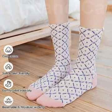 IIG Women's Cute Cotton Crew Socks - Fun Gift Idea