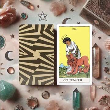 Black Tarot Deck | African Spirituality & Ancestral Connection | 78 Tarot Cards with Guidebook for D...