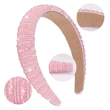 Wecoe Sparkling Rhinestone Headband for Women and Girls