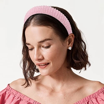 Wecoe Sparkling Rhinestone Headband for Women and Girls