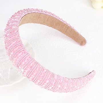 Wecoe Sparkling Rhinestone Headband for Women and Girls