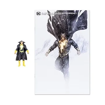 McFarlane Toys 3IN Black Adam DC Figure with Comic