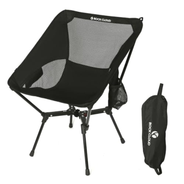 ROCK CLOUD Portable Camping Chair – Ultralight Folding Chair for Outdoor Adventures