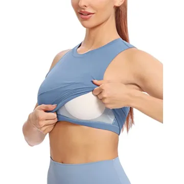 Natural Feelings Sports Bras for Women with Removable Pads