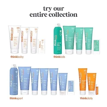 Thinksport Mineral Sunscreen SPF 50 - Natural & Water Resistant