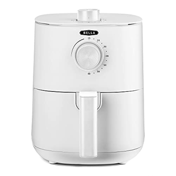 BELLA 3 Qt Manual Air Fryer, 5-in-1 Multicooker in White