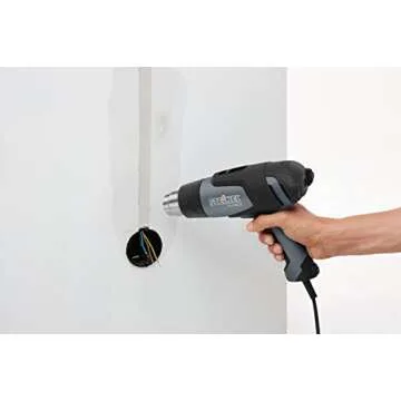 Steinel - 110025596 HL 1920 E Professional Heat Gun, 1500 W, Adjustable Temperature and Airflow, hot air Gun for Soldering, Heat Shrinking, Stripping Paint,fits 1.34" Industry Standard nozzles