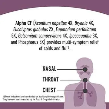 Nature's Way Cold+Flu Relief Chewables, Umcka, Shortens Duration & Reduces Severity, Multi-Symptom Relief, Homeopathic, Non-Drowsy, Orange Flavored, 20 Chewable Tablets (Packaging May Vary)