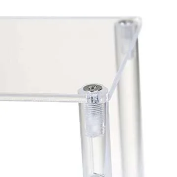 BYCY Clear Acrylic Display Stand 3 Tier Clear Desserts Holder, Pop Figurine, Cupcake Display Risers.