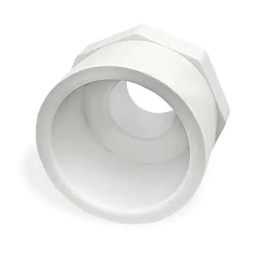 PVC Male Adapter Pipe Fitting - SCH 40 PVC Fittings 3/4 Inch MNPT x 1 Inch Slip Socket PVC Connectors - PVC Pipe Connectors for Plumbing Water Line – Male Adapter Fitting