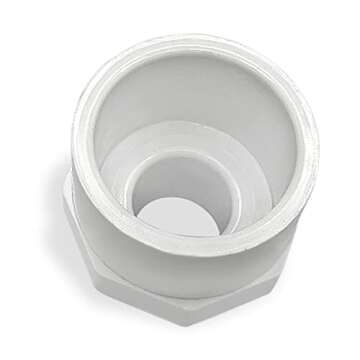 PVC Male Adapter Pipe Fitting - SCH 40 PVC Fittings 3/4 Inch MNPT x 1 Inch Slip Socket PVC Connectors - PVC Pipe Connectors for Plumbing Water Line – Male Adapter Fitting