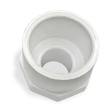 PVC Male Adapter Pipe Fitting - SCH 40 PVC Fittings 3/4 Inch MNPT x 1 Inch Slip Socket PVC Connectors - PVC Pipe Connectors for Plumbing Water Line – Male Adapter Fitting