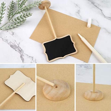 Affordable 12 PCS Mini Chalkboard Place Card Set