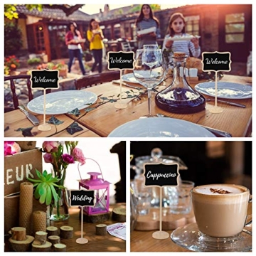 Affordable 12 PCS Mini Chalkboard Place Card Set