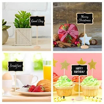 Affordable 12 PCS Mini Chalkboard Place Card Set