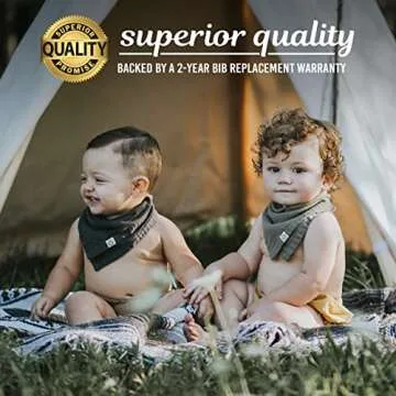 Kishu Baby Organic Bandana Bib Set for Infants