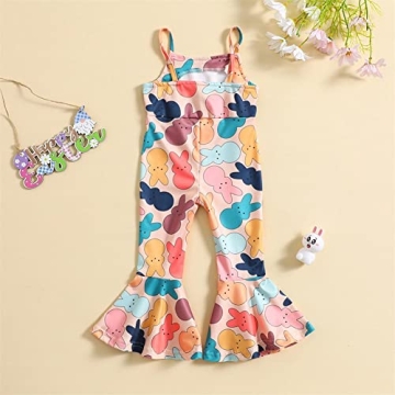 GLIGLITTR Toddler Baby Girls Bunny Easter Outfits
