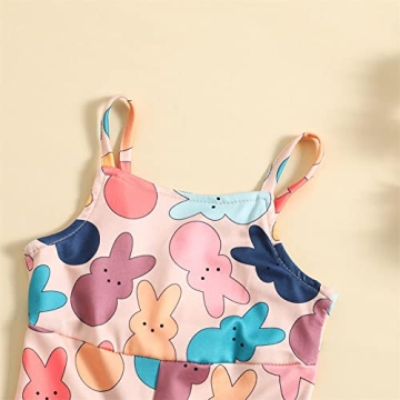 GLIGLITTR Toddler Baby Girls Bunny Easter Outfits