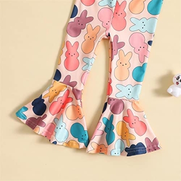 GLIGLITTR Toddler Baby Girls Bunny Easter Outfits