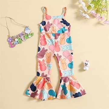 GLIGLITTR Toddler Baby Girls Bunny Easter Outfits