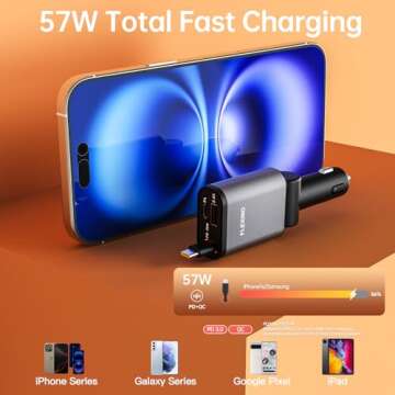 Flexino Ultra-Slim Car Charger for Quick Charging