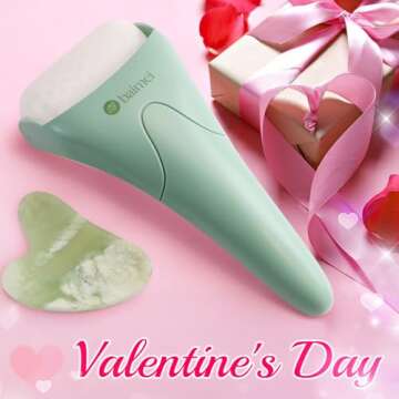 BAIMEI IcyMe Cryotherapy Ice Roller and Gua Sha Facial Tools Reduces Puffiness Migraine Pain Relief,...