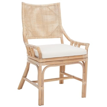 Safavieh Home Collection Donatella Wash Chair, Natural White