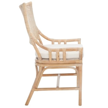 Safavieh Home Collection Donatella Wash Chair, Natural White