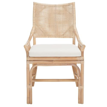Safavieh Home Collection Donatella Wash Chair, Natural White