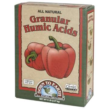 Down to Earth Organic Granular Humic Acids Fertilizer Mix, 5 lb